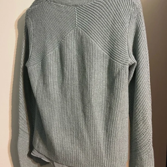 Lucky brand light blue with sparkles sweater.  Size XL - Picture 6 of 7